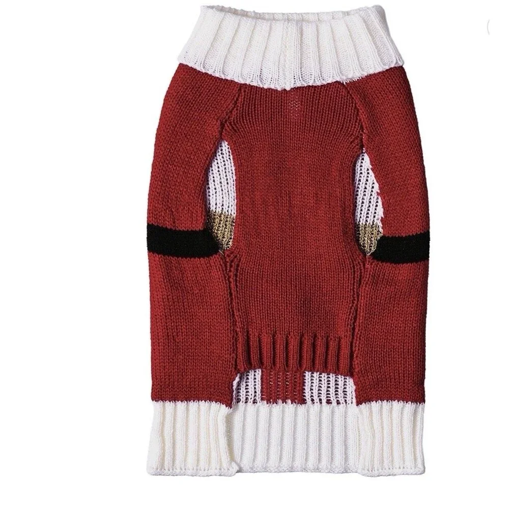 Vibrant Life Sweater For Cats & Dogs Holiday Pet Christmas Sweater Red XS